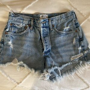 AGOLDE denim shorts